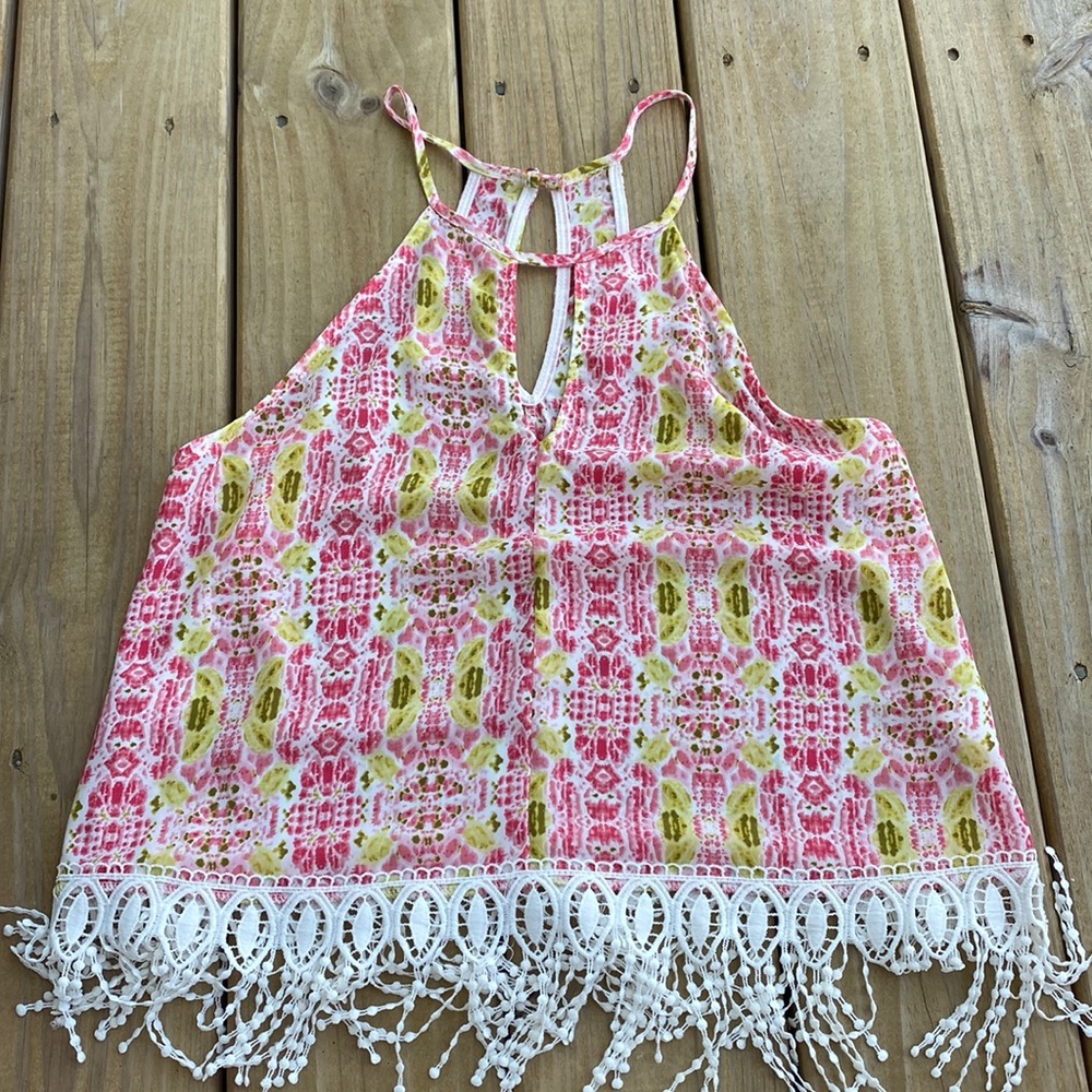 Fringed tank top